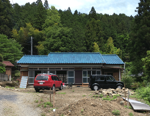 古民家を解体した跡地にハーフビルドするO様邸へ行ってきました