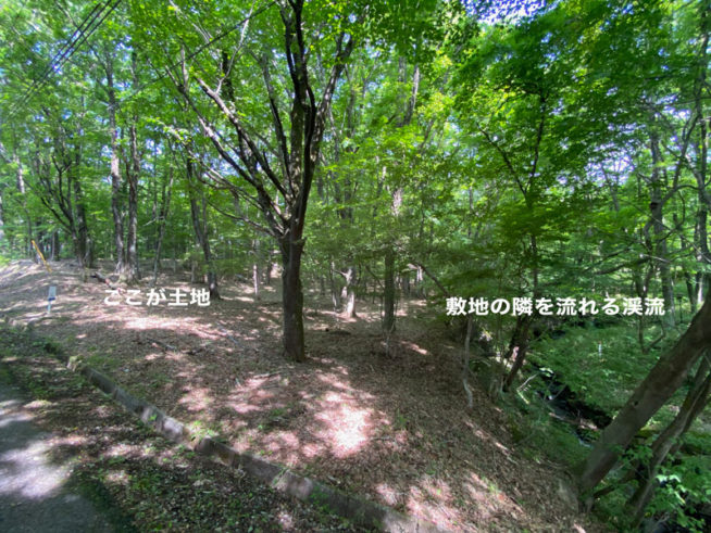 那須土地情報 – 小川が流れる夏でも涼しい高原分譲地